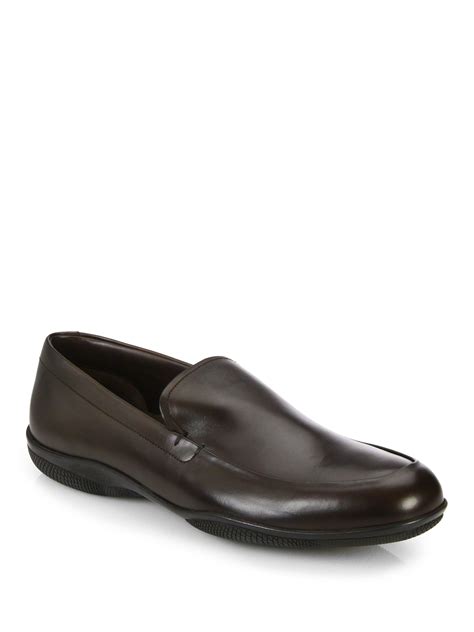 prada slip ons for men.